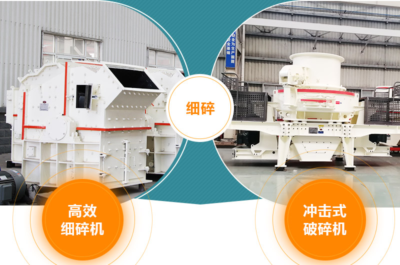 細碎：細碎機、沖擊式破碎機